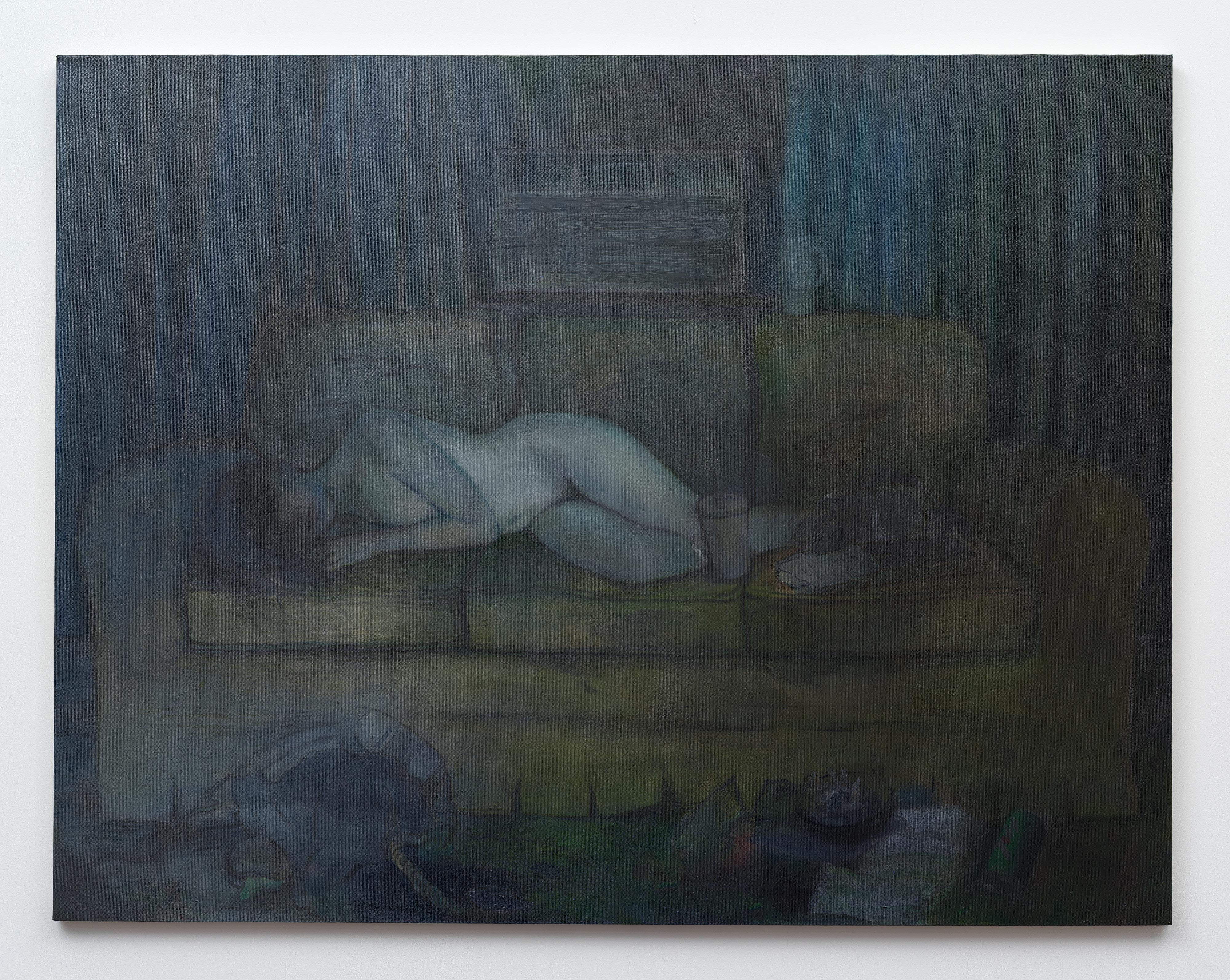 Brandi Twilley<br>Summer Night<br>2016<br>oil on canvas<br>48 x 62 in (121.92 x 157.48 cm)